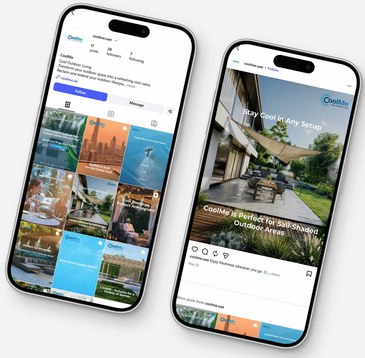 Cool Me Colling System — Social Media Content